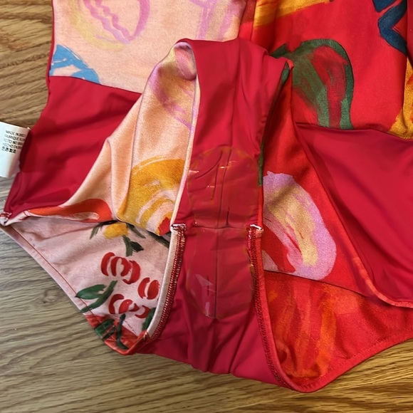Anthropologie x Farm Rio Mixed Fruits Ocean One-Piece Swim Suit Size M NWT - Picture 13 of 15